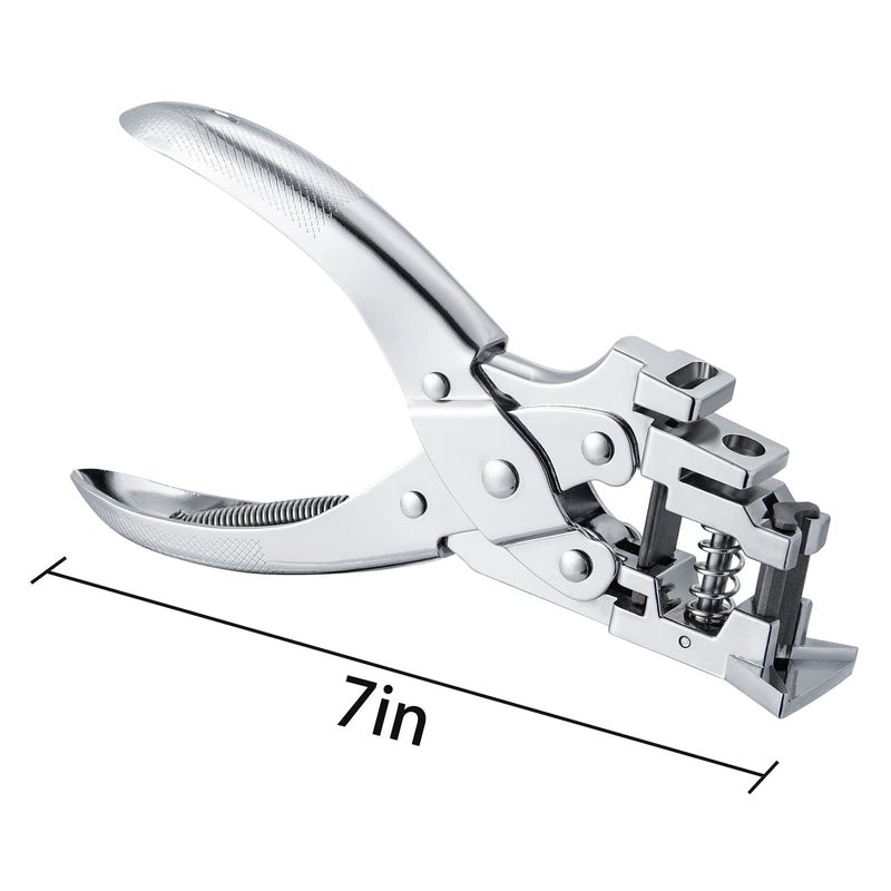 IMLIKE 3 in 1 Badge Slot Hole Punch for ID Card: Handheld Card Puncher Suitable for PVC Material, Business Cards and Cardstock(1/8"×33/64" Slot Hole, 3/16" Round Hole and R5 Corner Rounder in one) - Image 3